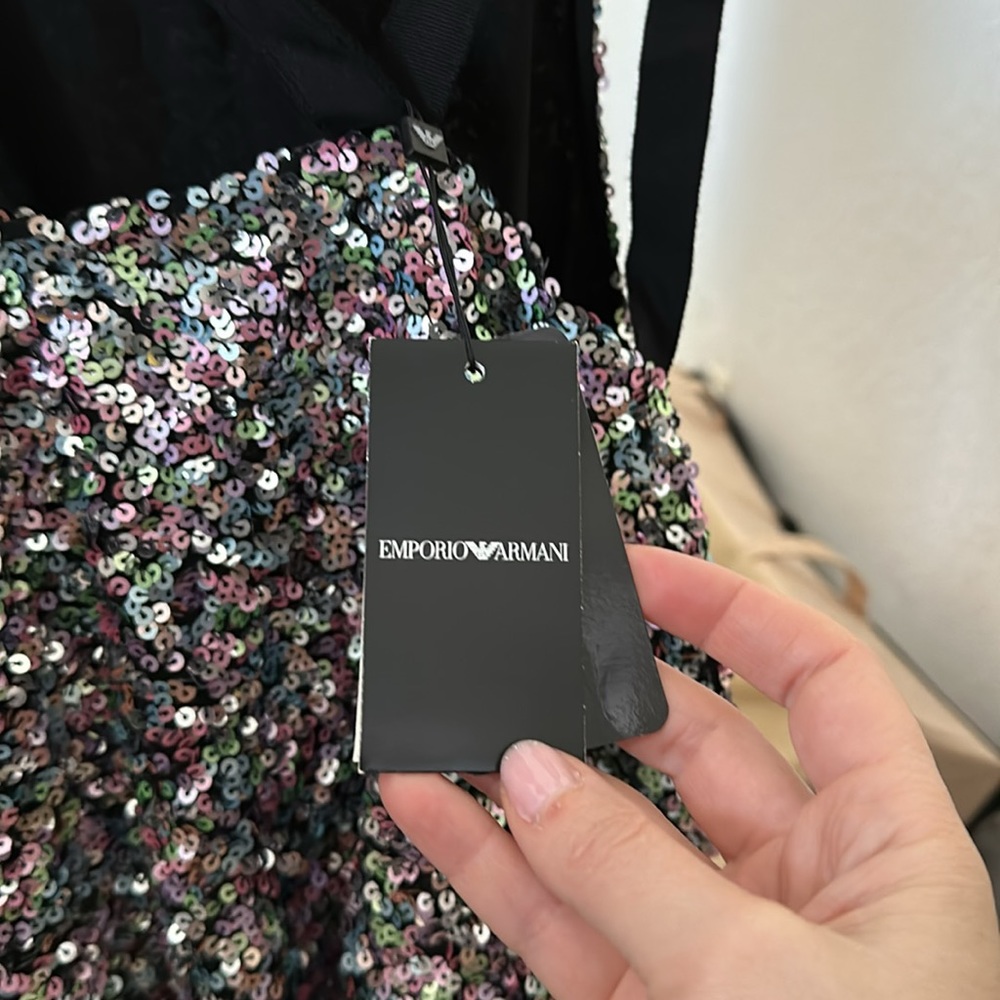 Authentic Armani sequin dress NWT - Picture 6 of 8